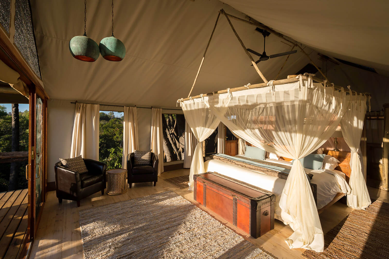 Room interior, Little Tubu Camp, Wilderness Safaris