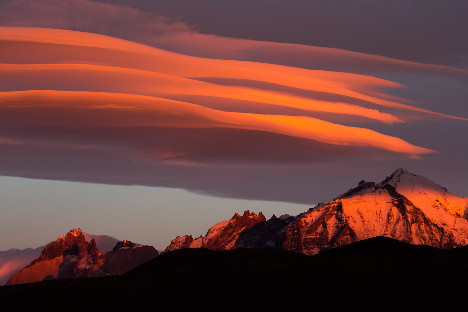 Patagonian Mountains at Sunrise