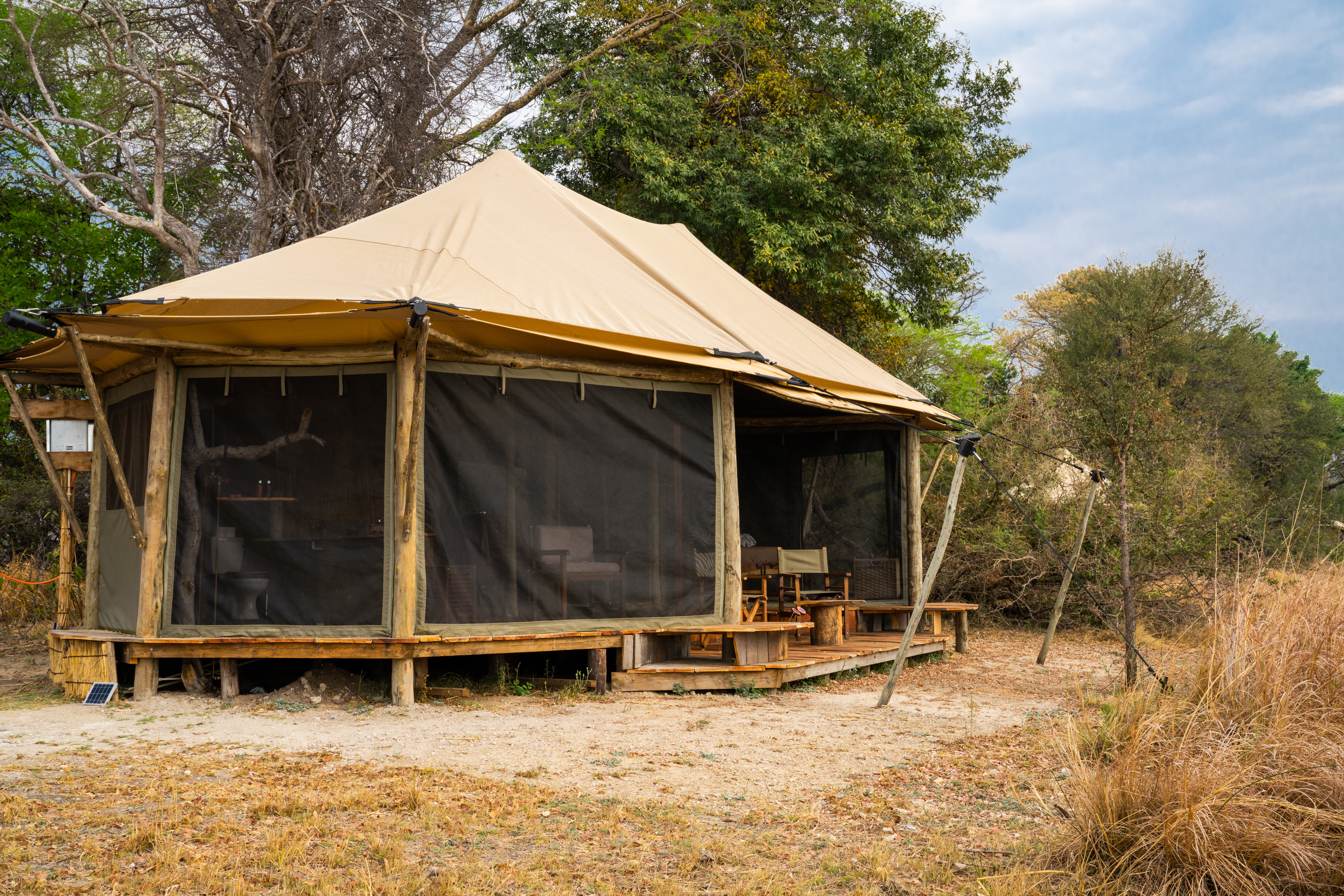Musekese Camp - Tent Outside