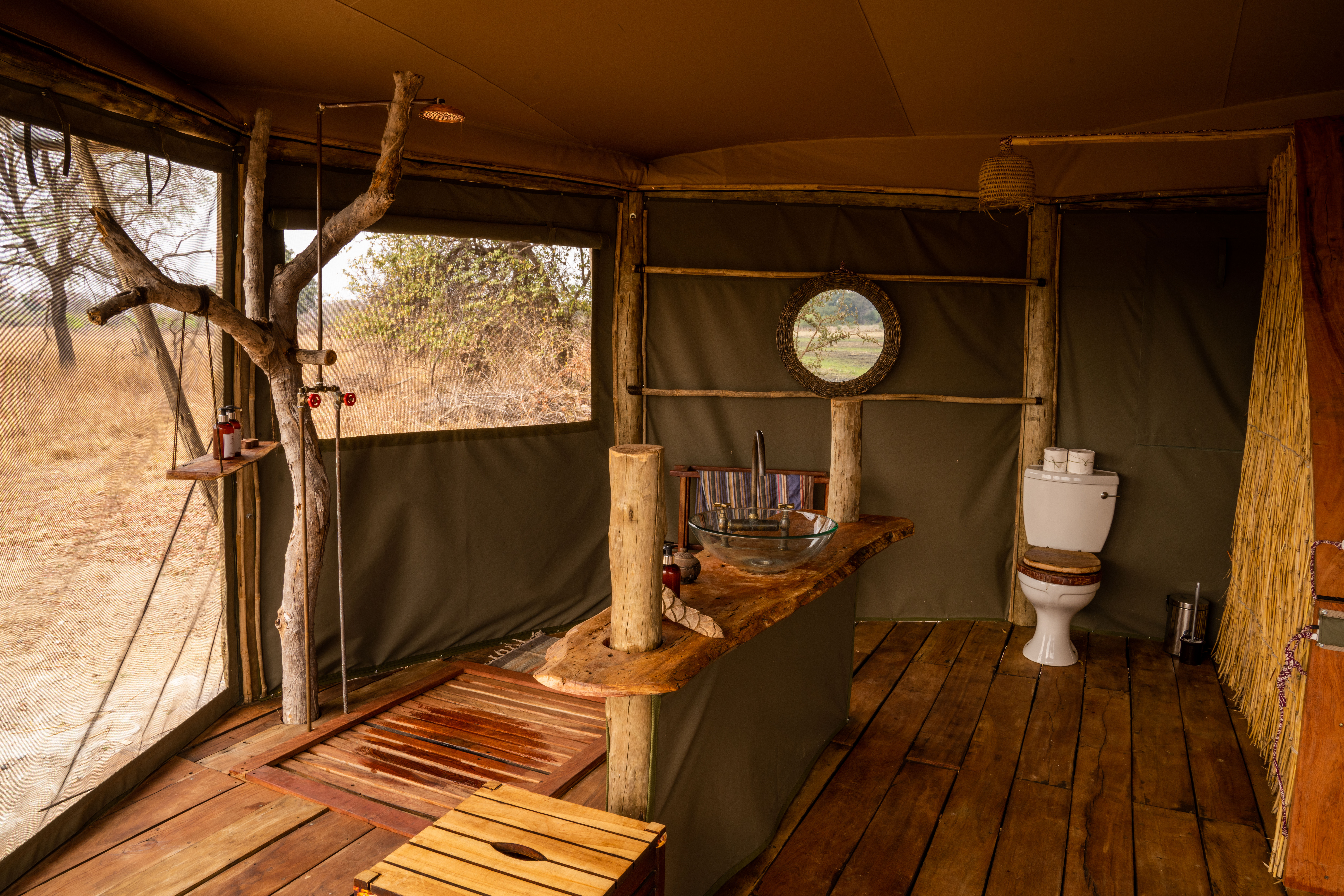 Musekese Camp - Tent Bathroom