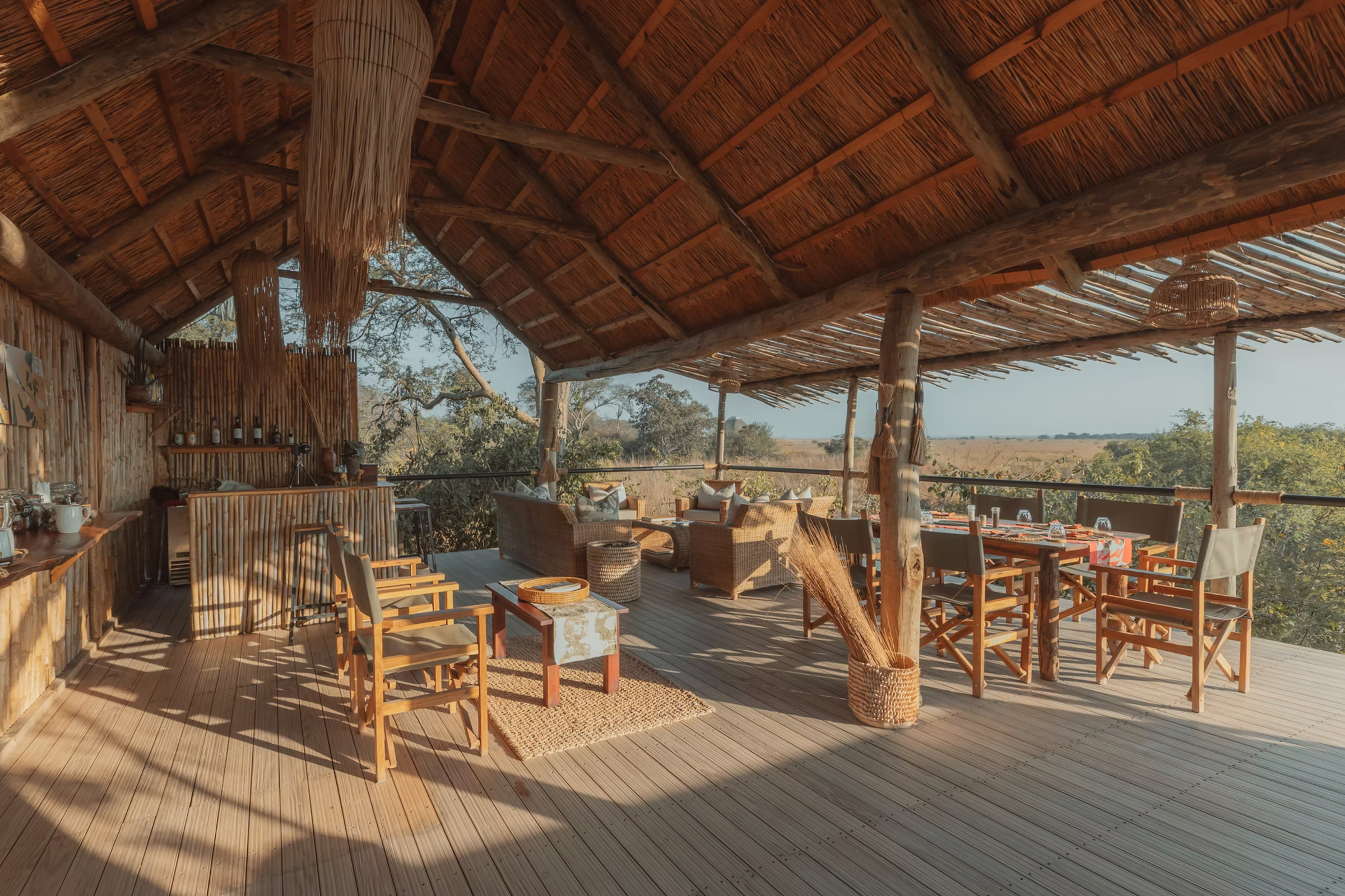 Dining area, Ntemwa-Busanga Camp